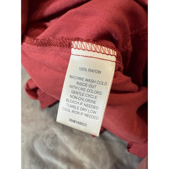 NWT Alexander Jordan Size Small Button‎ Down Shirt Formal Mauve Dusty Red - Picture 7 of 7